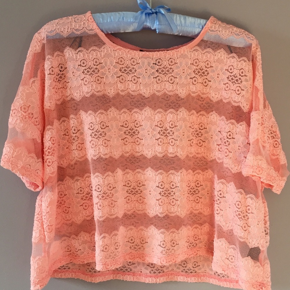 Pink Lace Shirt